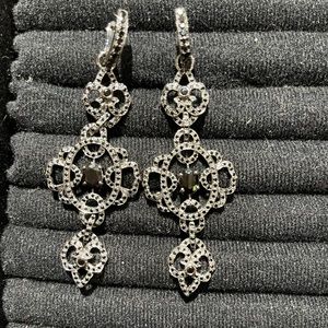 Smokey Quartz Chandelier Earrings